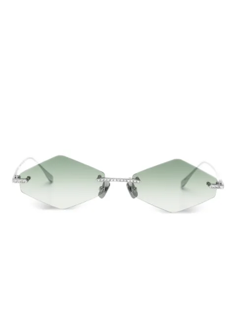 ANNA-KARIN KARLSSON crystal-embellished geometric-shape sunglasses