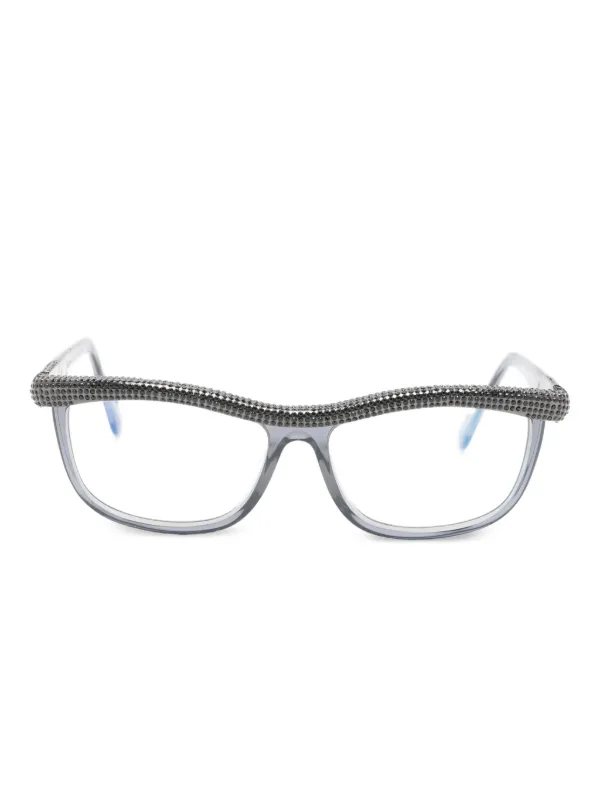 Anna Karin karlsson glasses crystal frames kiki on the string accessory eyewear Anna-Karin Karlsson - Crystal Optical 2.0 Pilot – Hicks  main image 3
