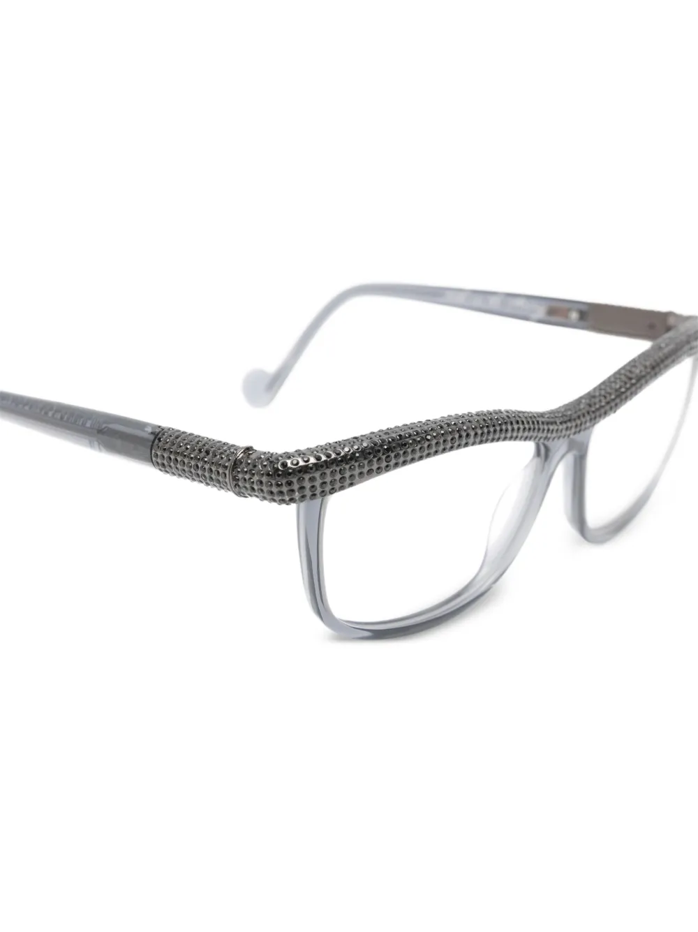  Anna-karin Karlsson Kiki String Embellished Glasses - Grey 