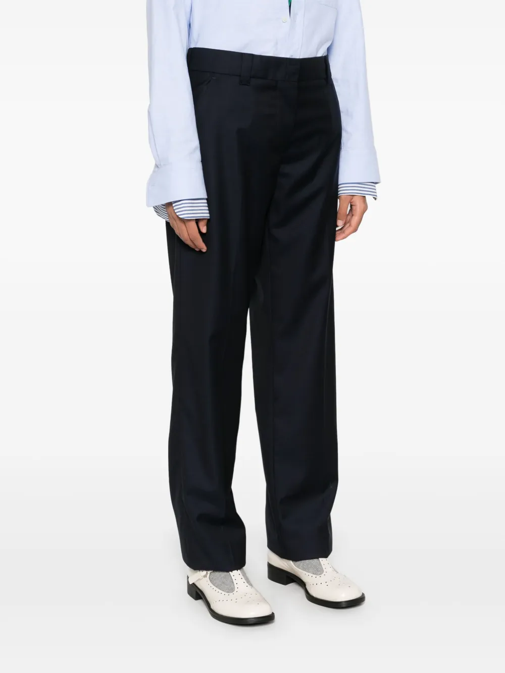 Miu Batavia broek Blauw
