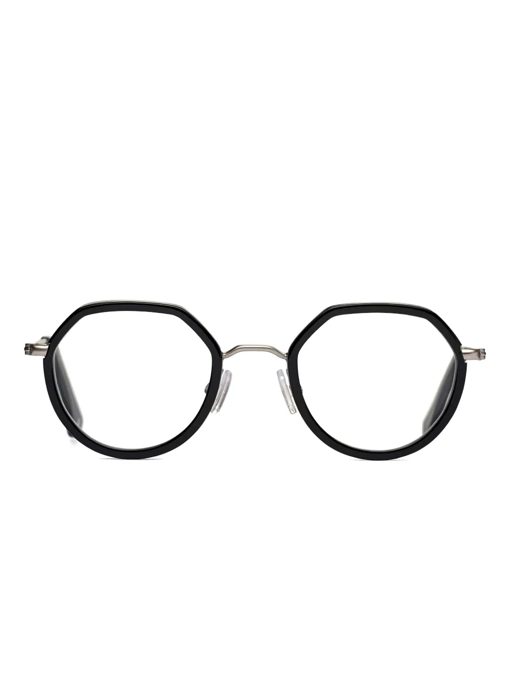 Very French Gangsters Brille mit geometrischem Gestell - Schwarz