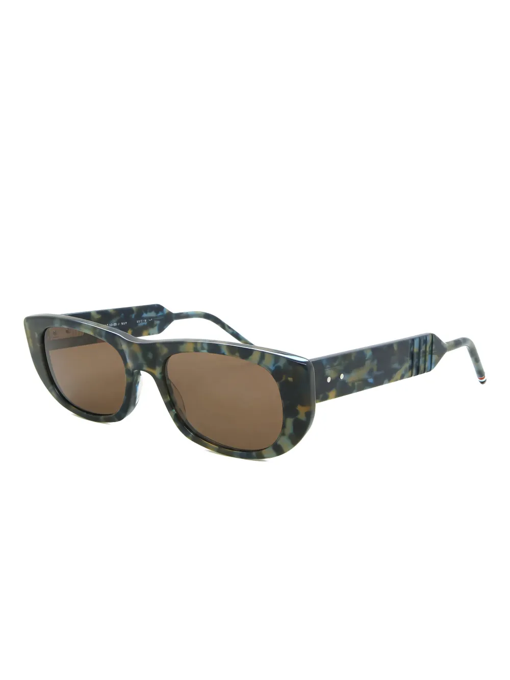 Thom Browne Eyewear geometric sunglasses - Blauw