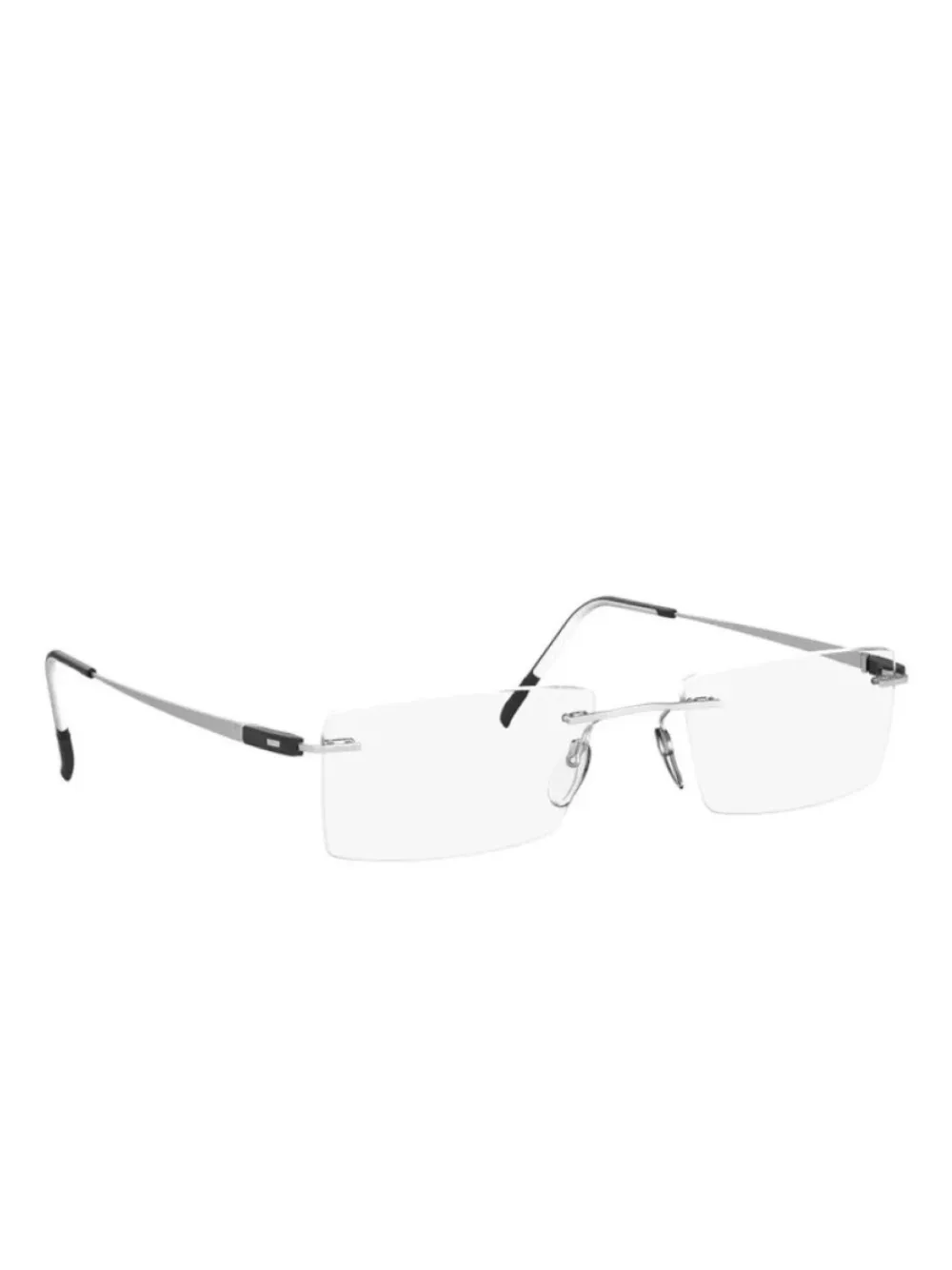 Silhouette lunettes de vue à verres rectangulaires | gris | Image 1