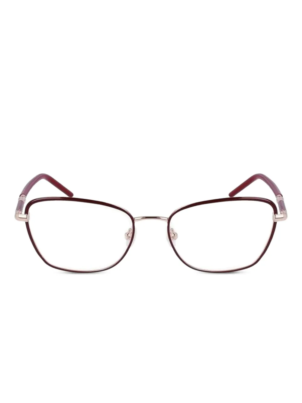 Longchamp LO2155 geometric-frame glasses | Red | Image 1