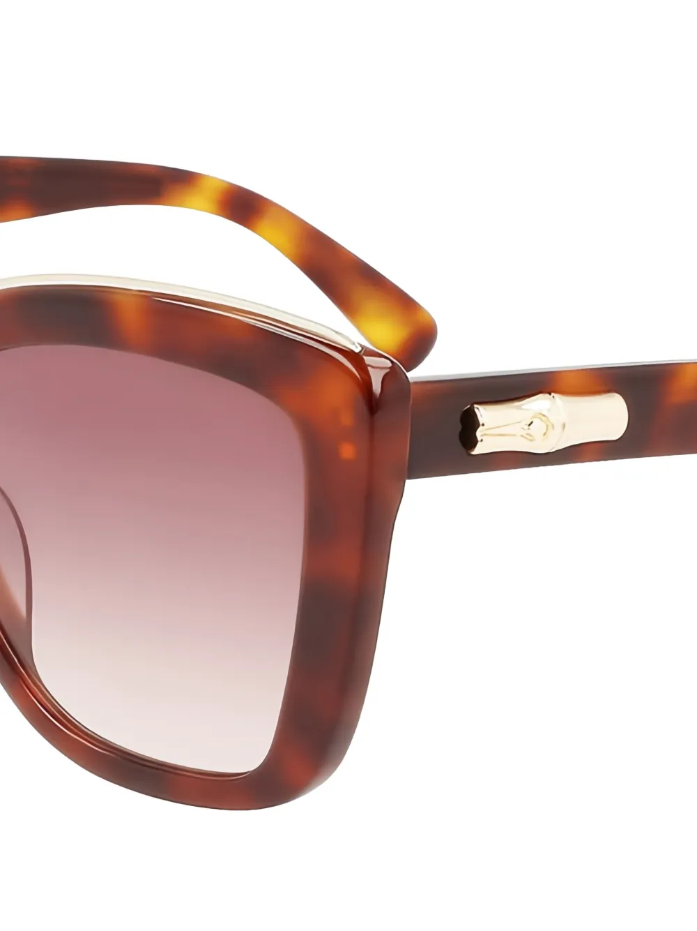Longchamp LO692S geometric-frame sunglasses - Bruin