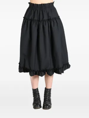 コムデギャルソン noir kei ninomiya キルティングフレアスカート noir kei ninomiya アセテートサテンキルトスカート [3N-S018