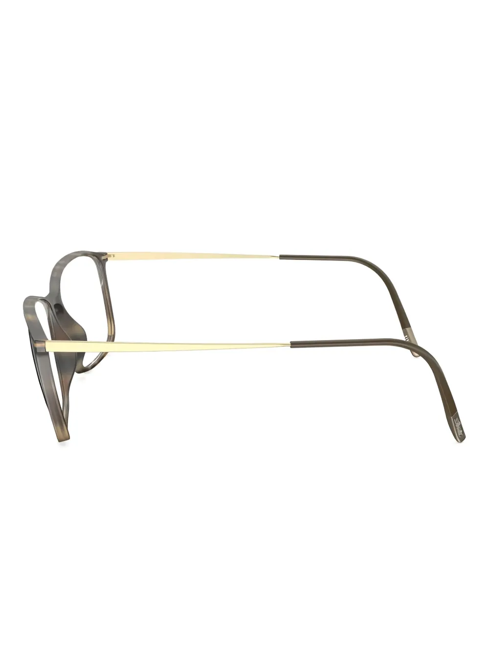  Silhouette Rectangle Glasses - Brown 