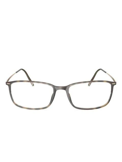 Silhouette lentes con armazón rectangular
