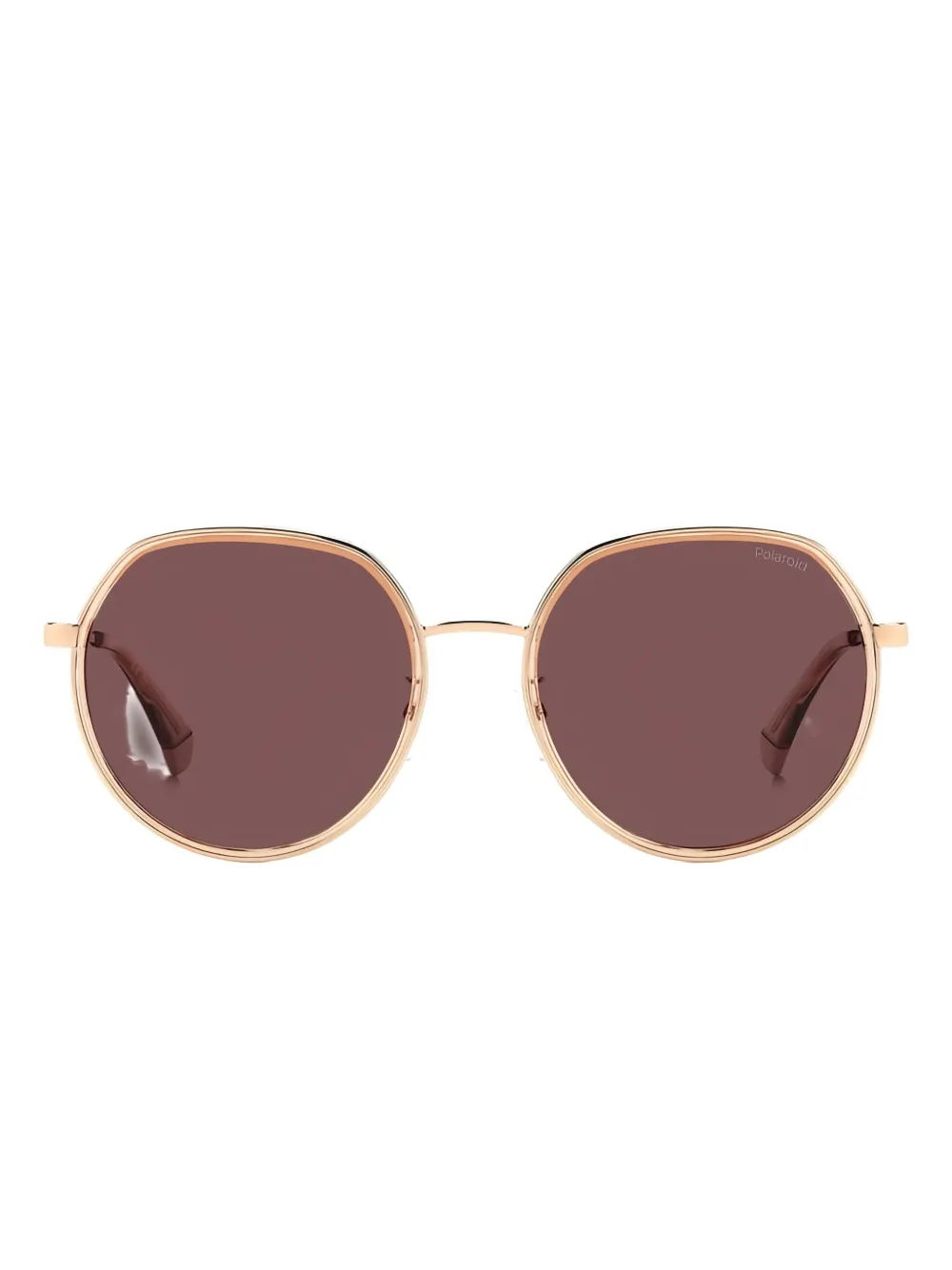 Polaroid round-frame sunglasses | Pink | Image 1
