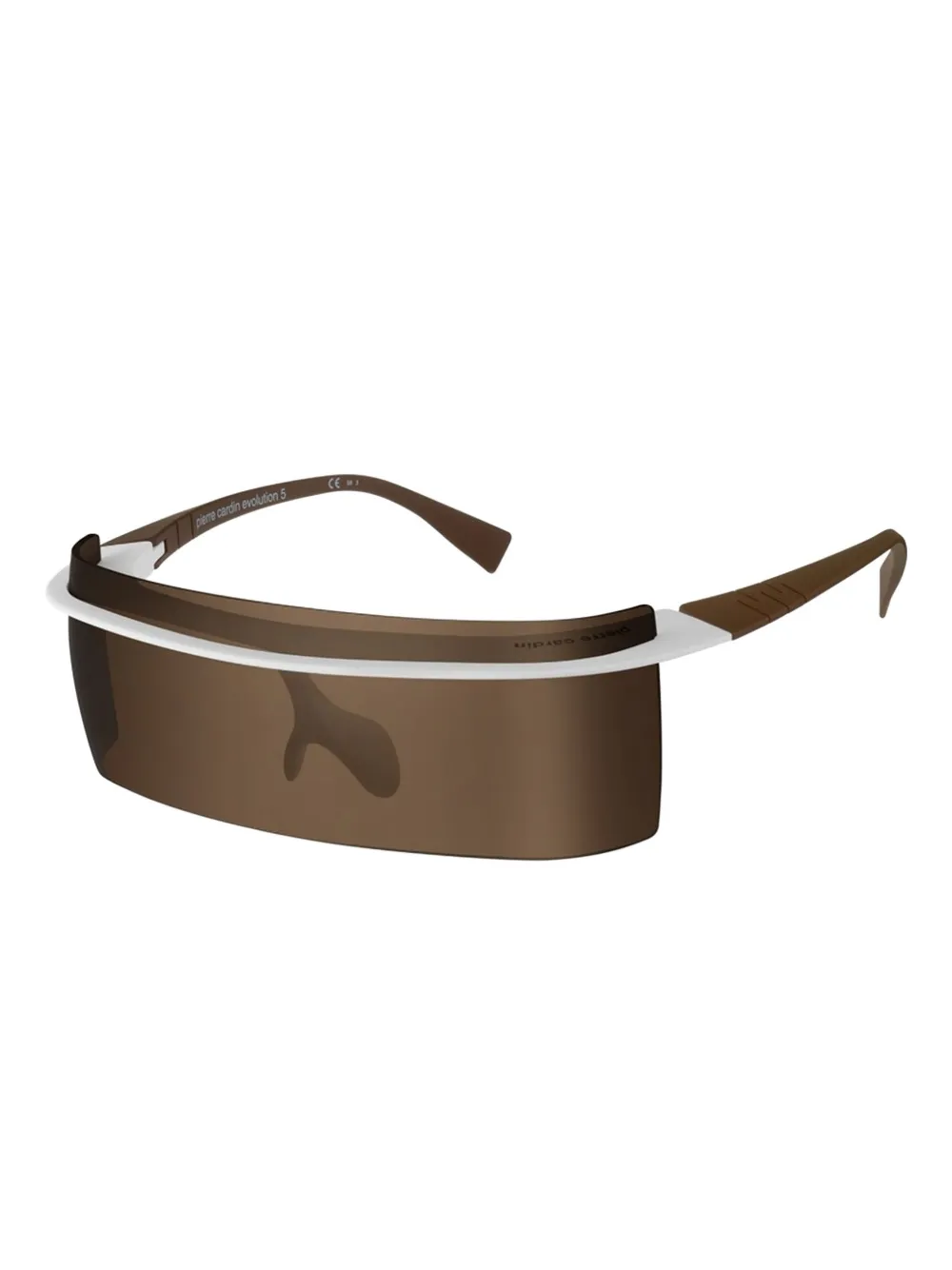 Pierre Cardin Eyewear Evolution5 geometric-frame sunglasses - Bruin