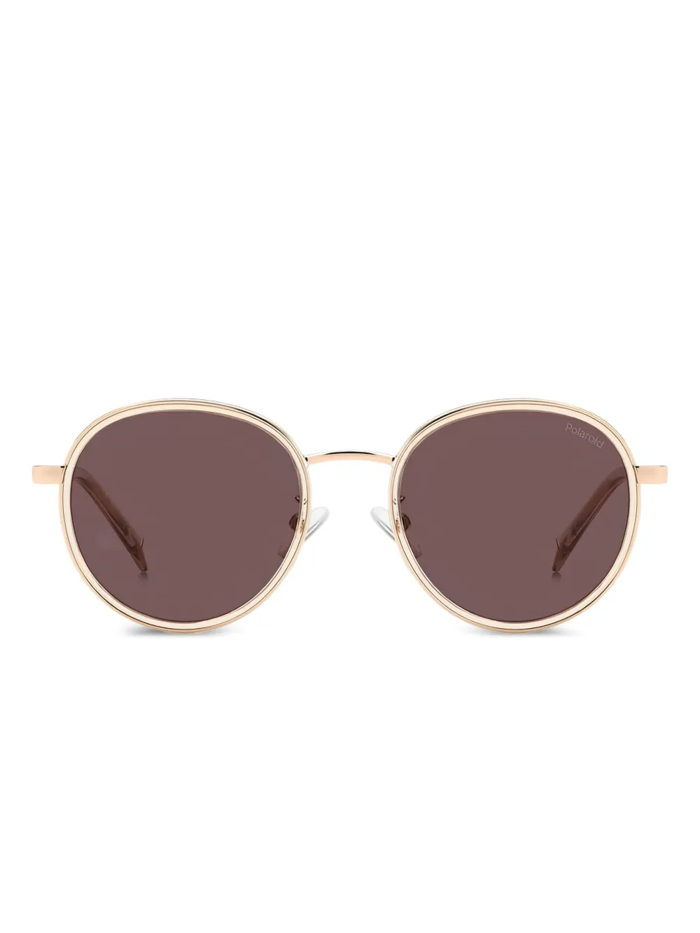 Polaroid round-frame sunglasses | Pink | Image 1