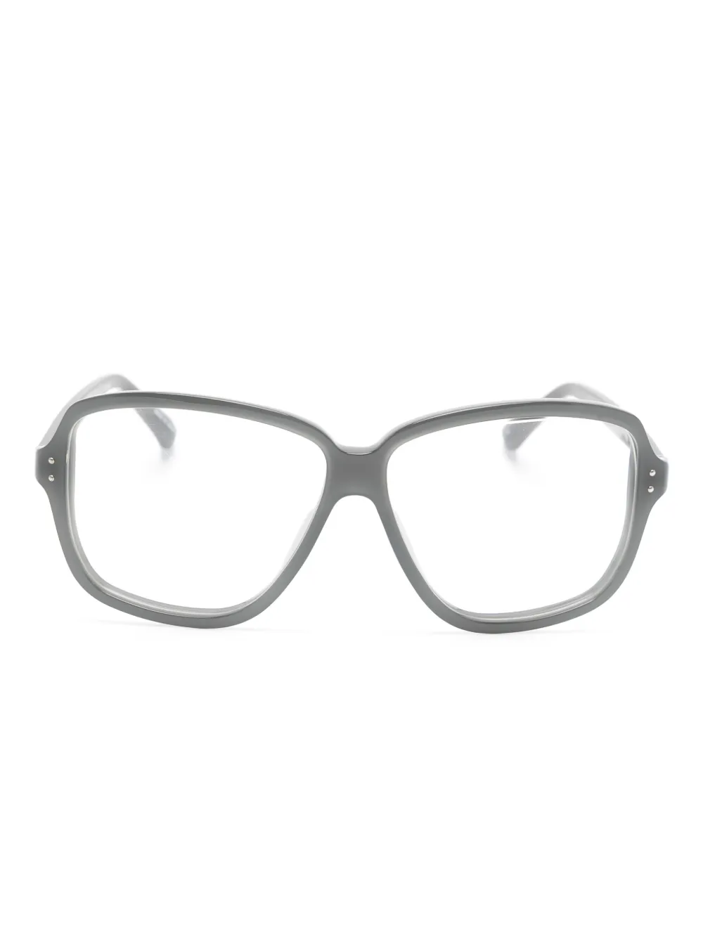 Linda Farrow oversize-frame glasses | Neutrals | Image 1