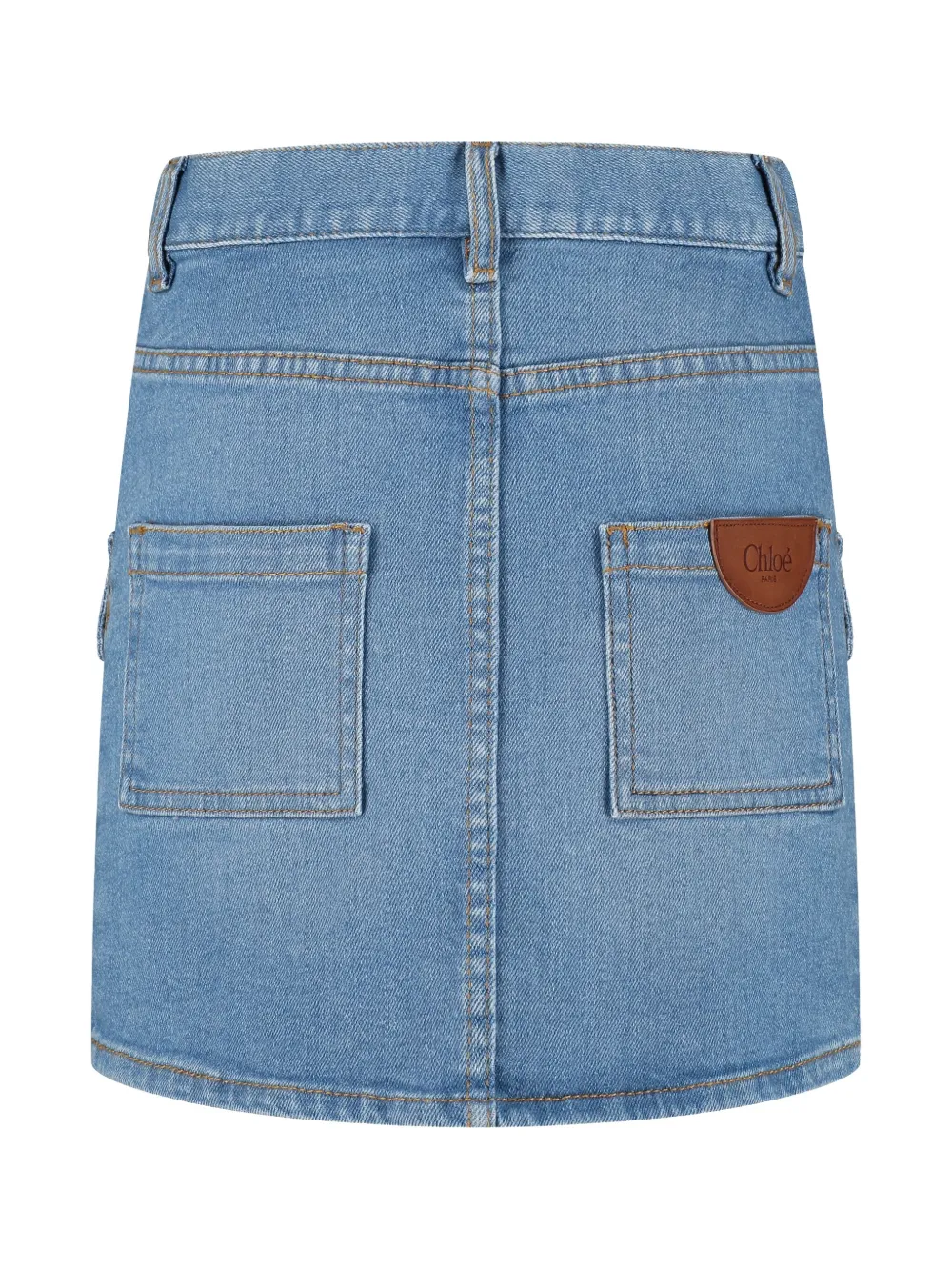 Chloé Kids Cargo spijkerrok - Blauw