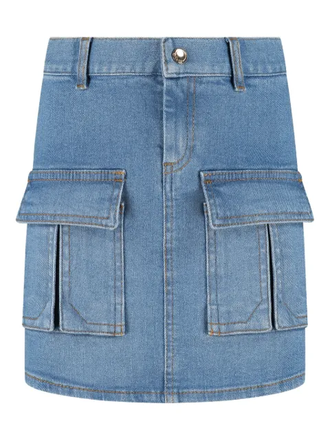 Chloé Kids تنورة جينز كارغو