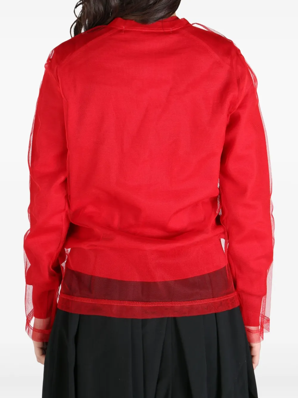 COMME DES GARÇONS LAYERED CARDIGAN