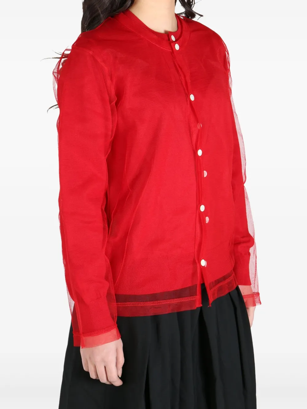 COMME DES GARÇONS LAYERED CARDIGAN