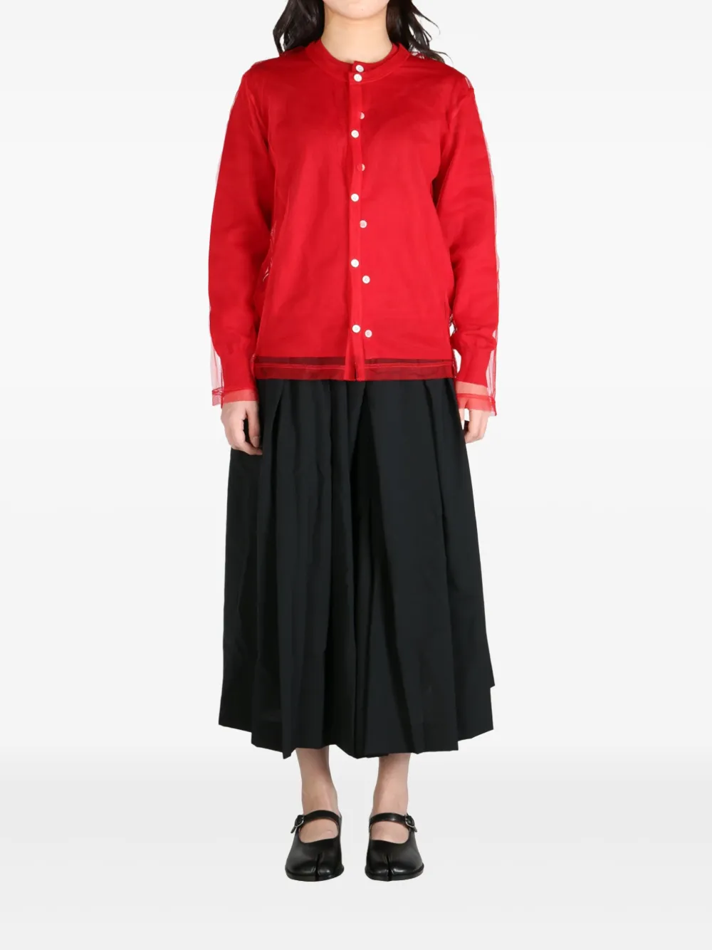COMME DES GARÇONS LAYERED CARDIGAN