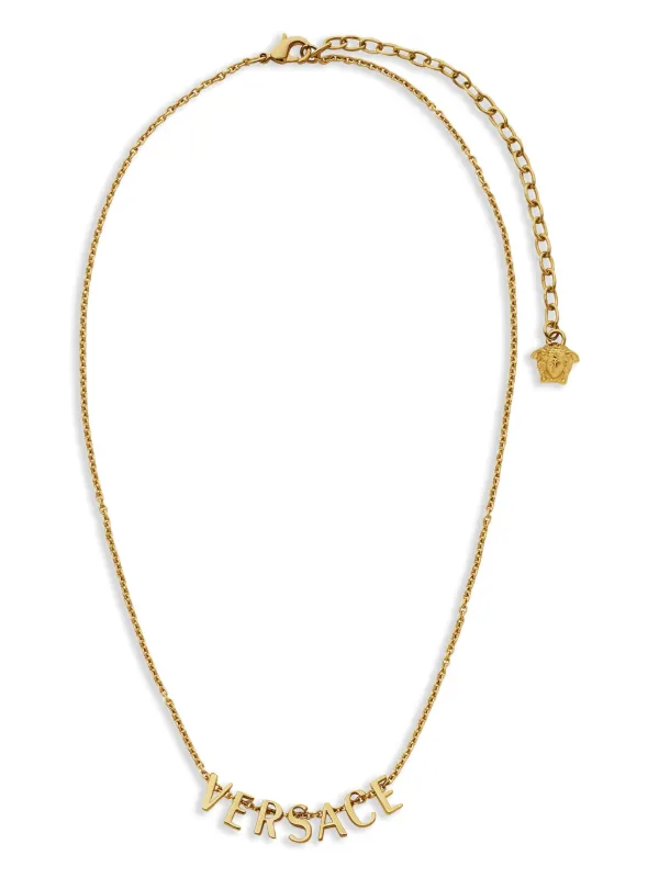 versace　ネックレス　ゴールド ラ メドゥーサ クリスタル ネックレス ゴールド | VERSACE JP
