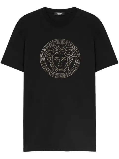 Versace playera con detalle Medusa