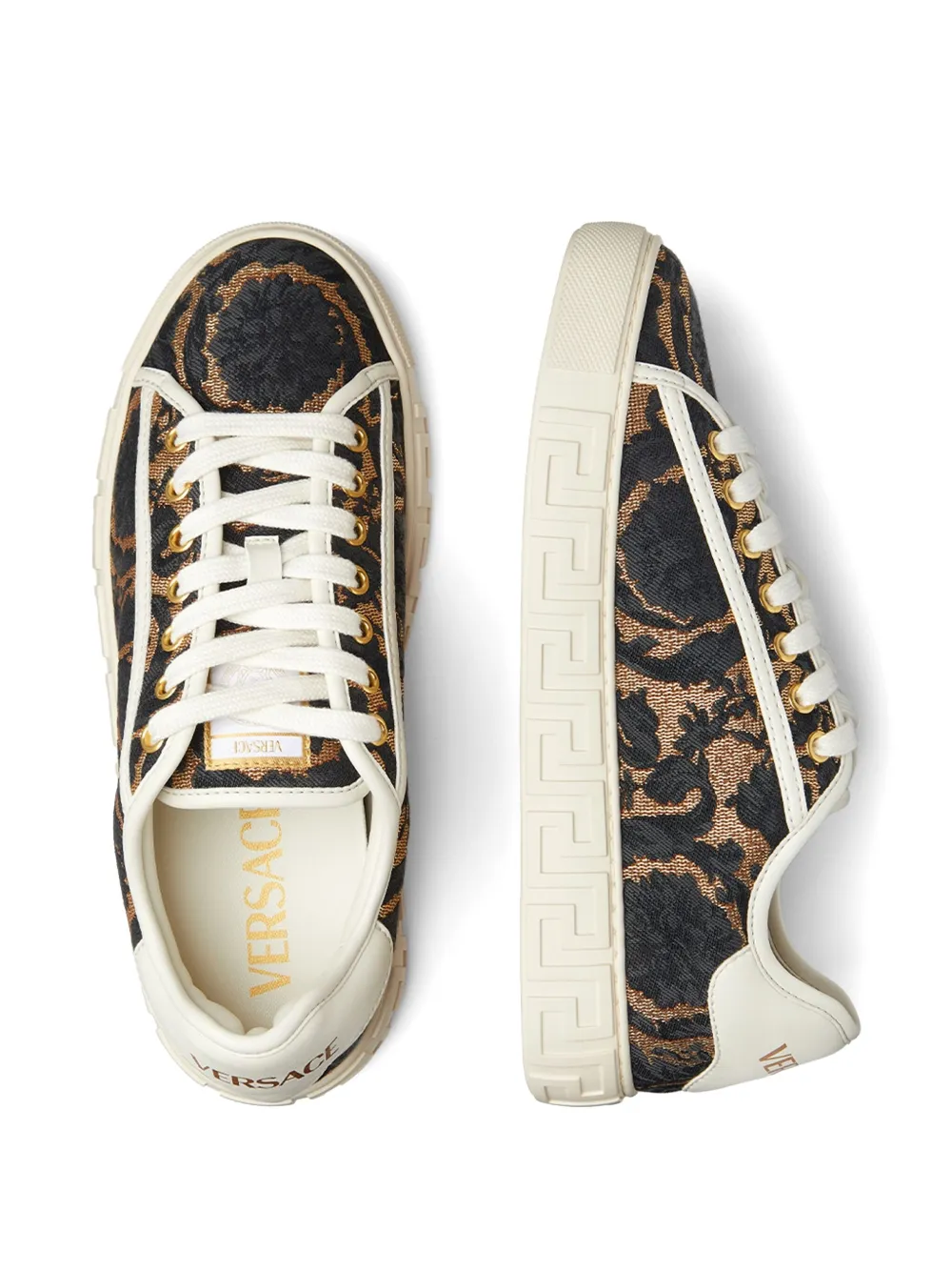 Versace Greca sneakers Bruin