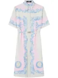 Versace Cameo shirt dress - White