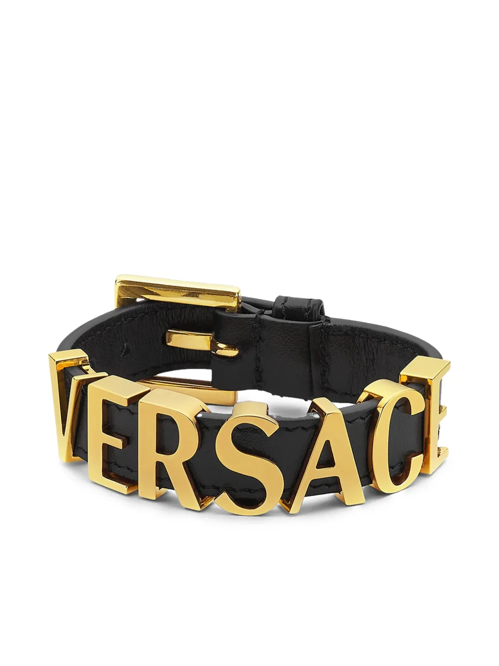 Versace سوار بحروف شعار الماركة | ذهبي | Image 1