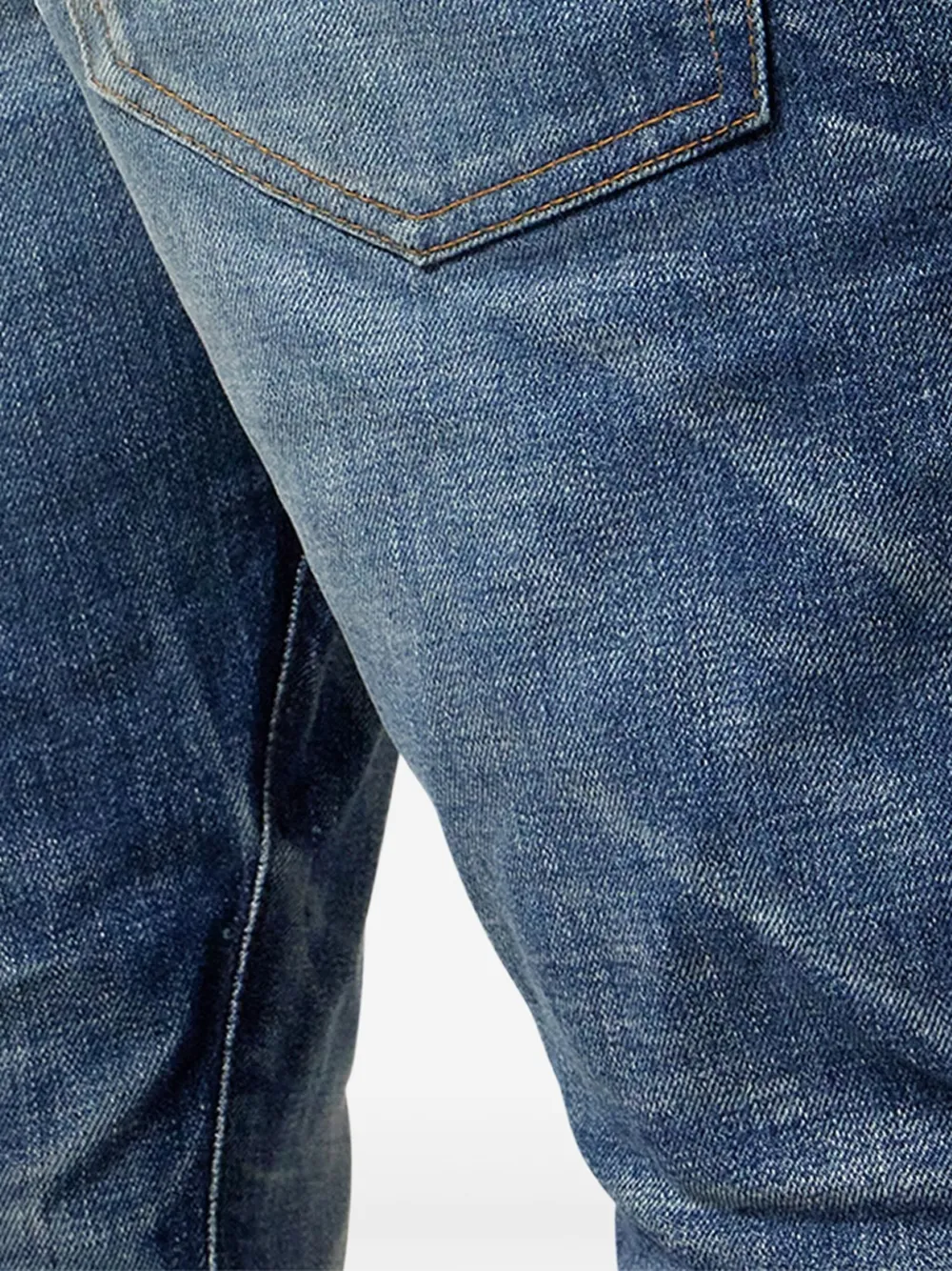 Versace Made in Japan skinny jeans Blauw