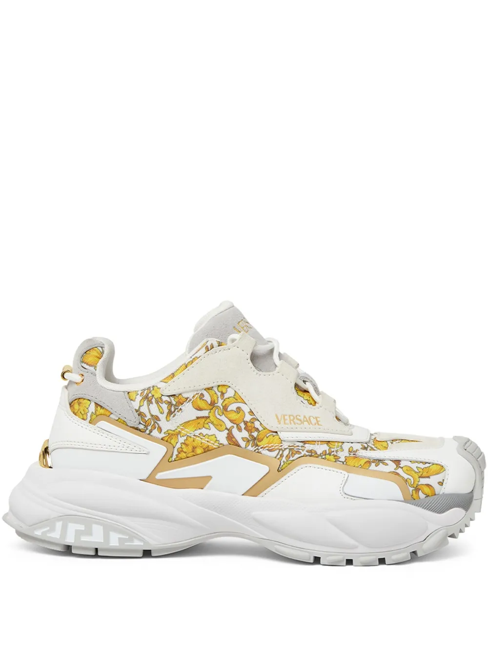 Versace Barocco-print sneakers White