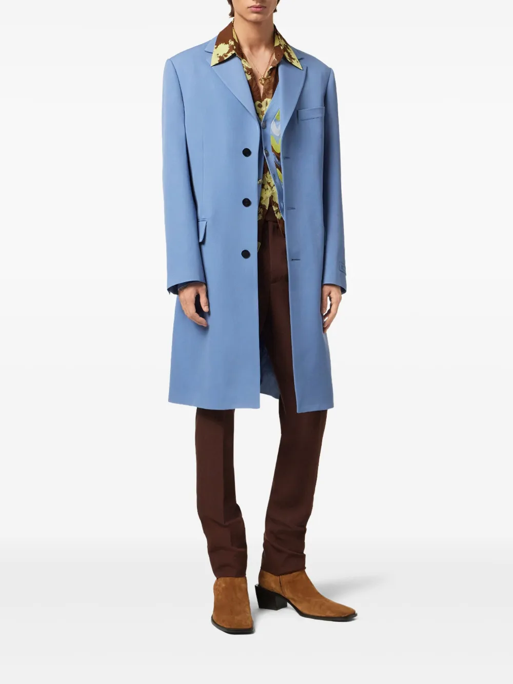 Versace cotton coat - Blauw