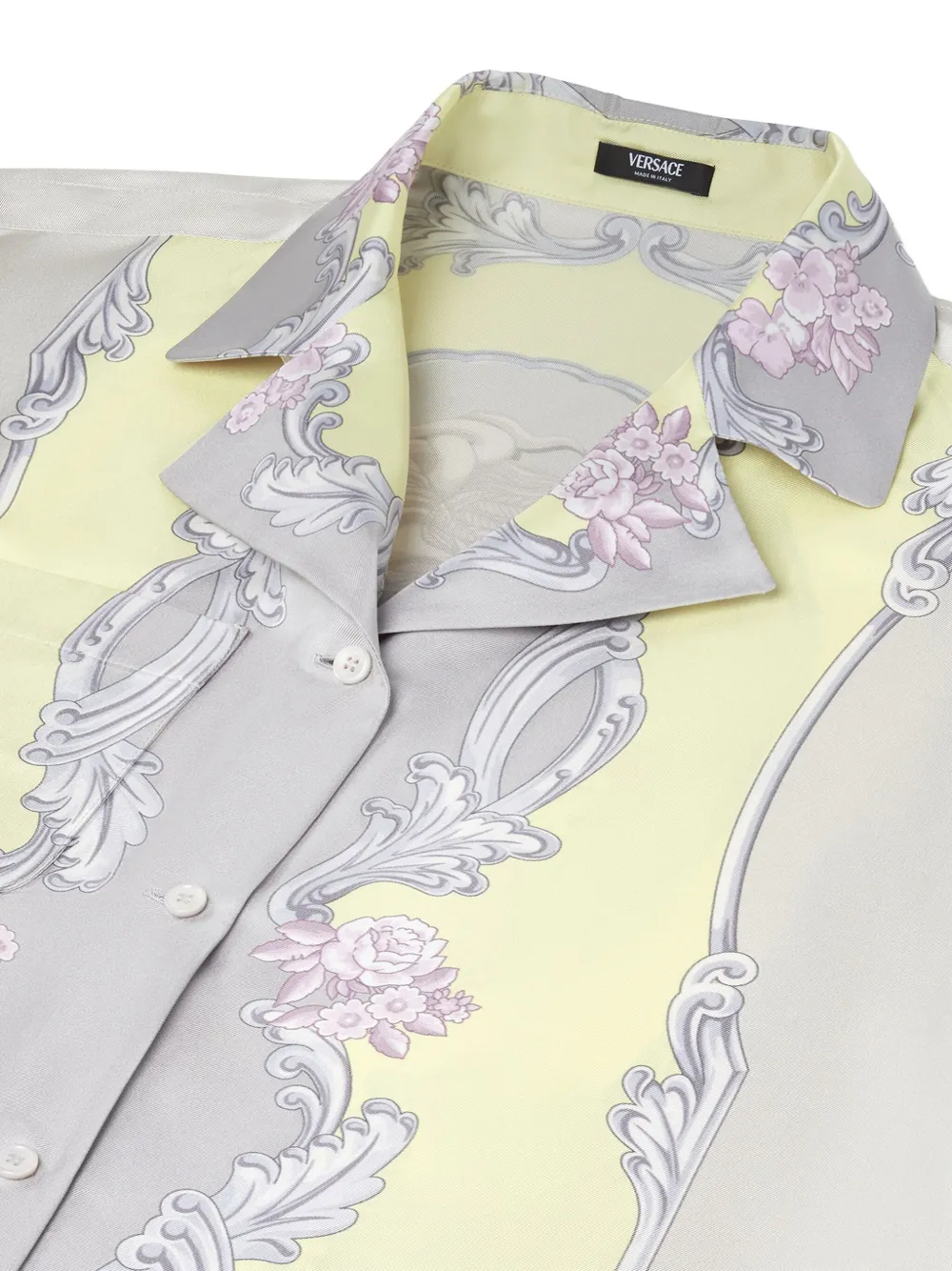 Versace Medusa Cameo-print shirt Grijs