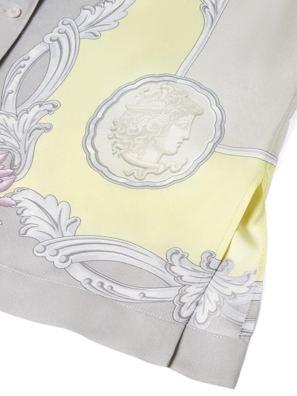 Versace Medusa Cameo-print shirt Grijs