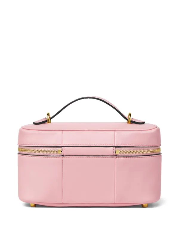 【Versace】Tag  レザー バニティバッグ Versace Tag Vanity Bag | VERSACE US