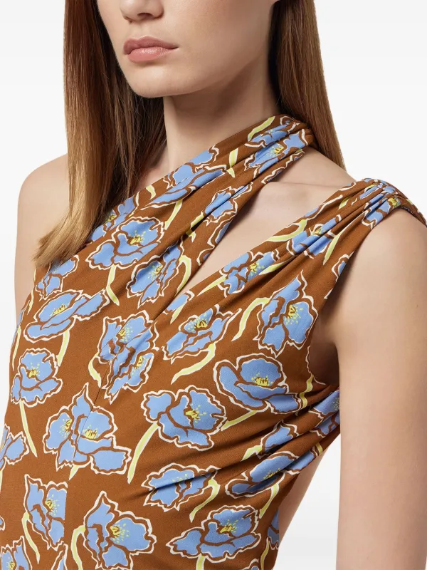 ワンピース VERSACE Midi dresses VERSACE Crepe halterneck midi dress | NET-A-PORTER