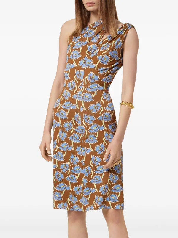 Versace ワンピース VERSACE - 【新品タグ付き 14AW】VERSACE クラッシュ3Dボーダー