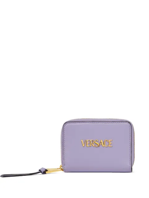 Versace cartera con placa del logo