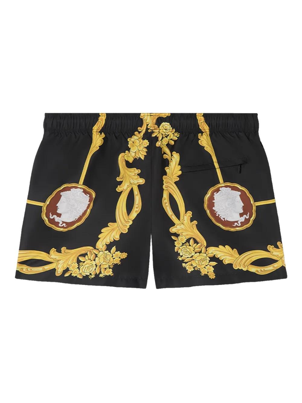 Versace Cameo zwembroek Zwart