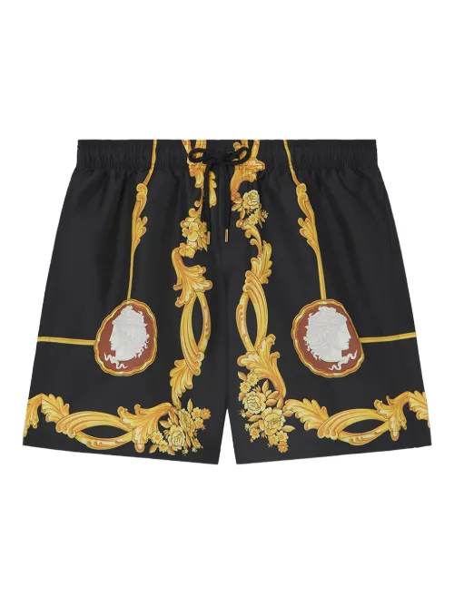 Versace short de bain Cameo - Noir - Versace - Modalova