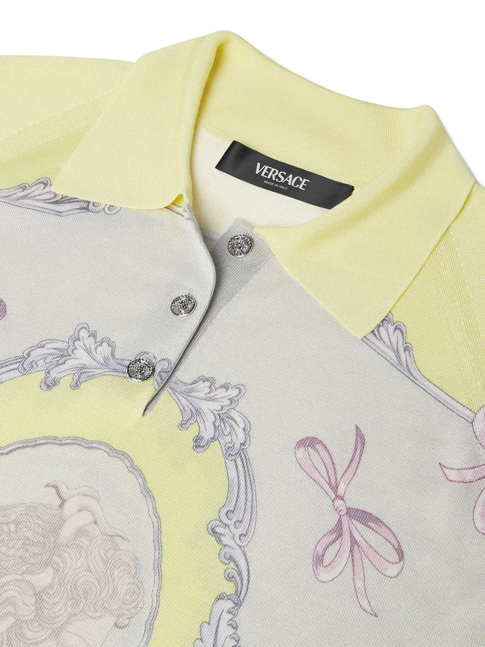Versace Medusa Cameo poloshirt Grijs