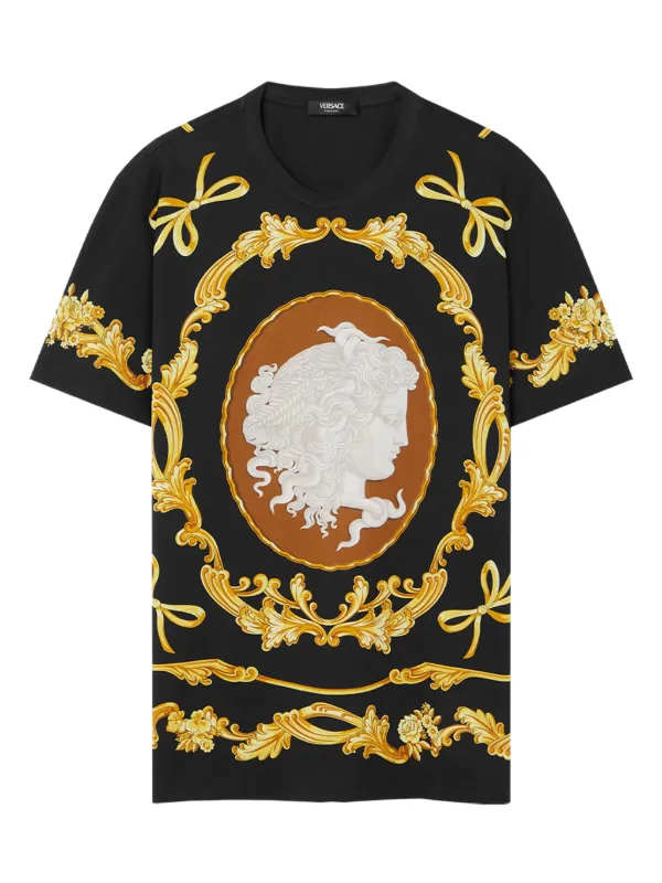 Versace Cameo T-shirt | Black | FARFETCH
