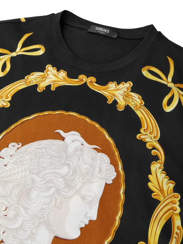 Versace Cameo T-shirt | Black | FARFETCH