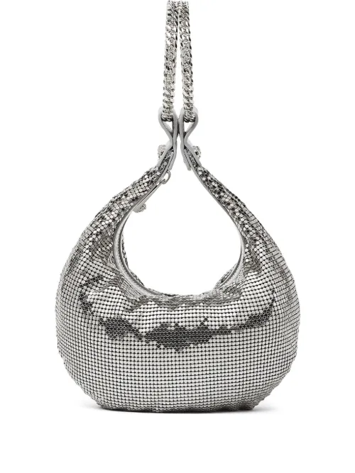 Mini sac à main en mesh - Versace - Modalova