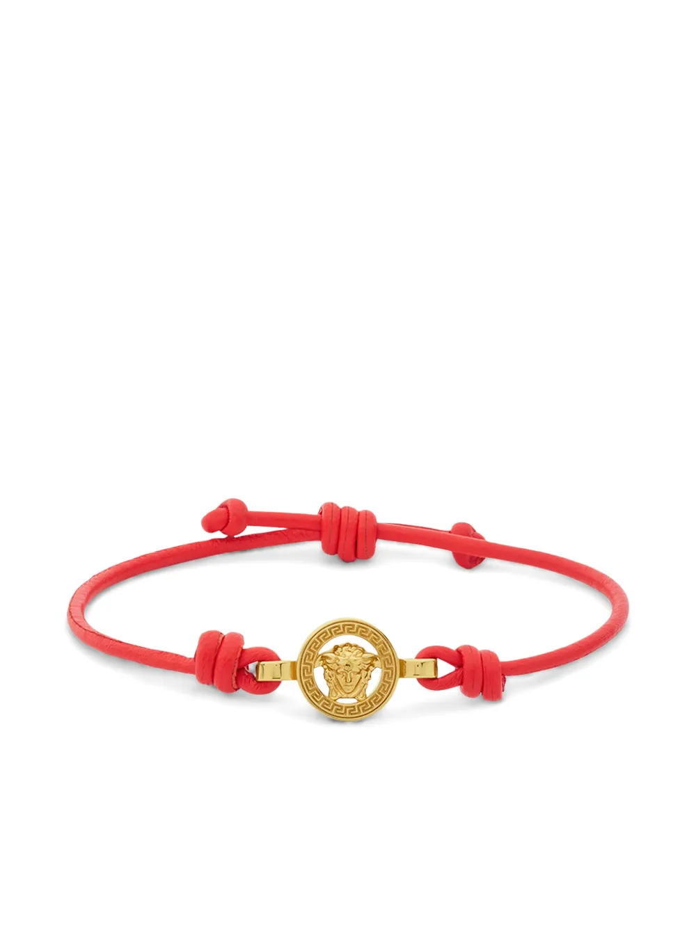 Medusa '95 leather bracelet