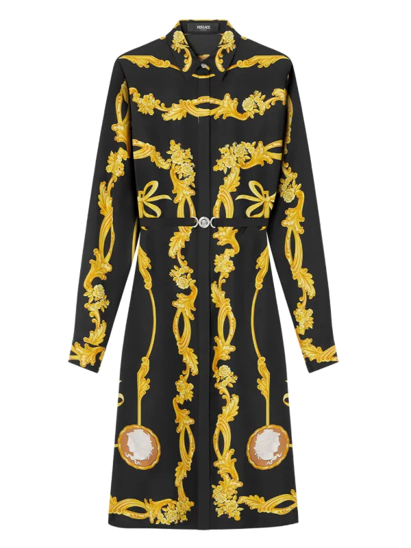 ワンピース VERSACE FW23 ROLLED MIDI DRESS (1012446_1A005401B000) 28715282_58675046_600.jpg