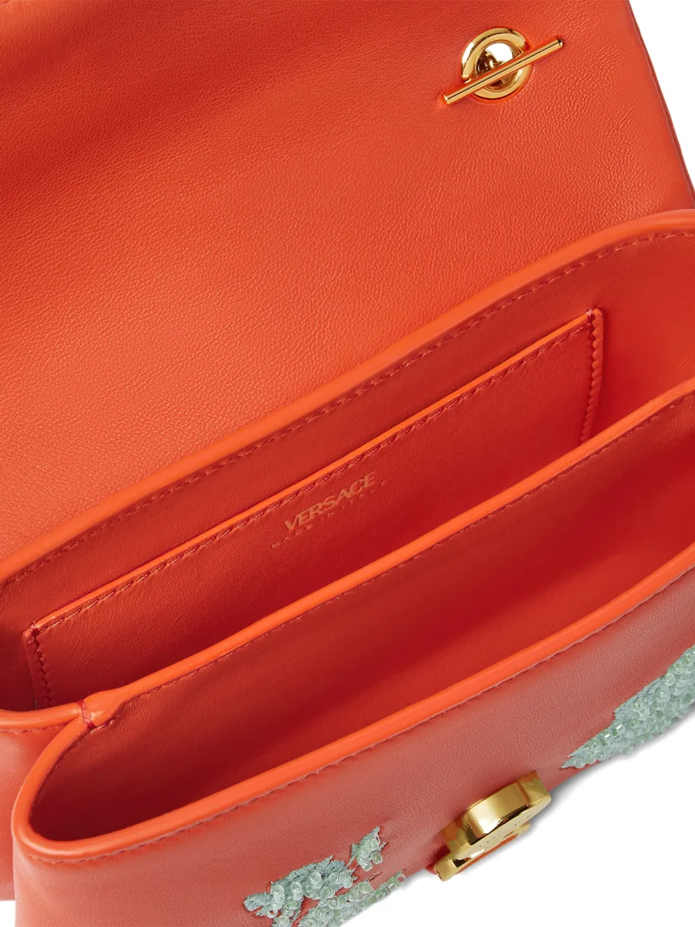 Versace Kleio schoudertas Oranje