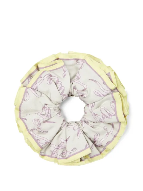 Versace silk scrunchie