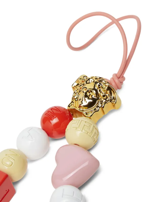 【関税＆送料込み】Versace Charm Keychain Strawberry Keychain Charm Red | VERSACE US