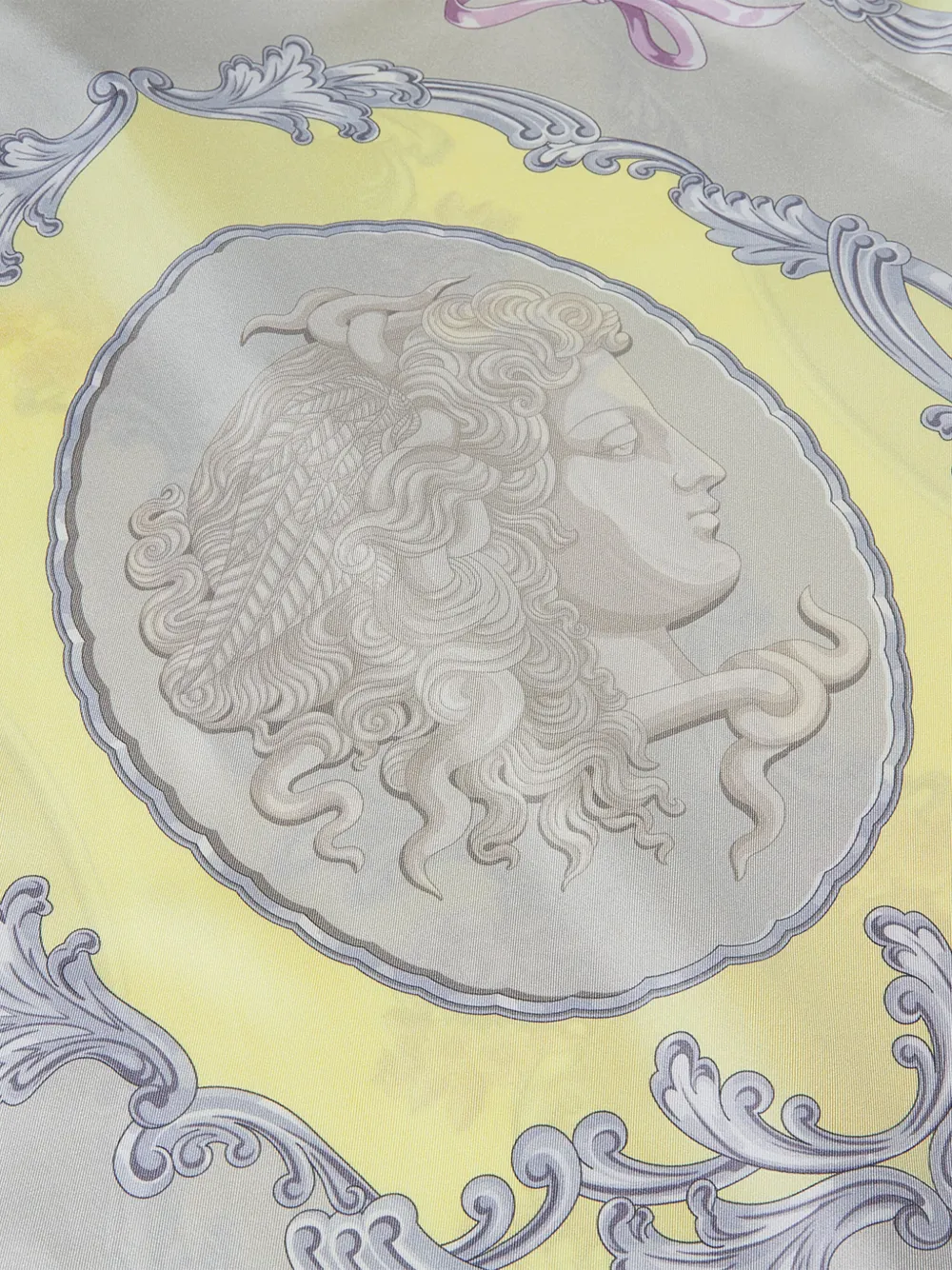 Versace Zijden overhemd Grijs