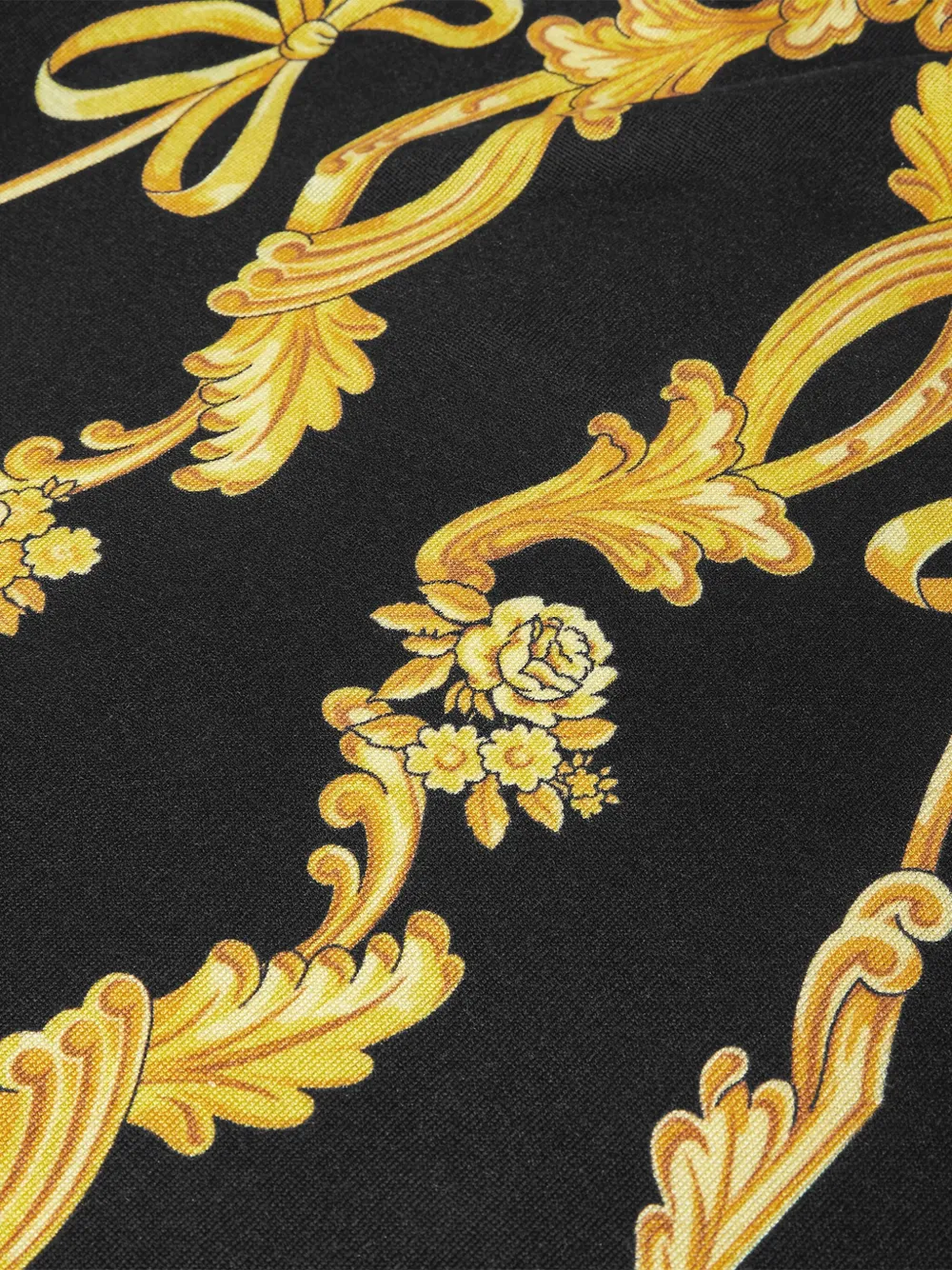 Versace Medusa Cameo poloshirt Zwart