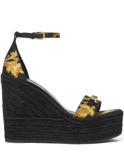 Versace 120mm Barocco Medusa '95 wedge sandals