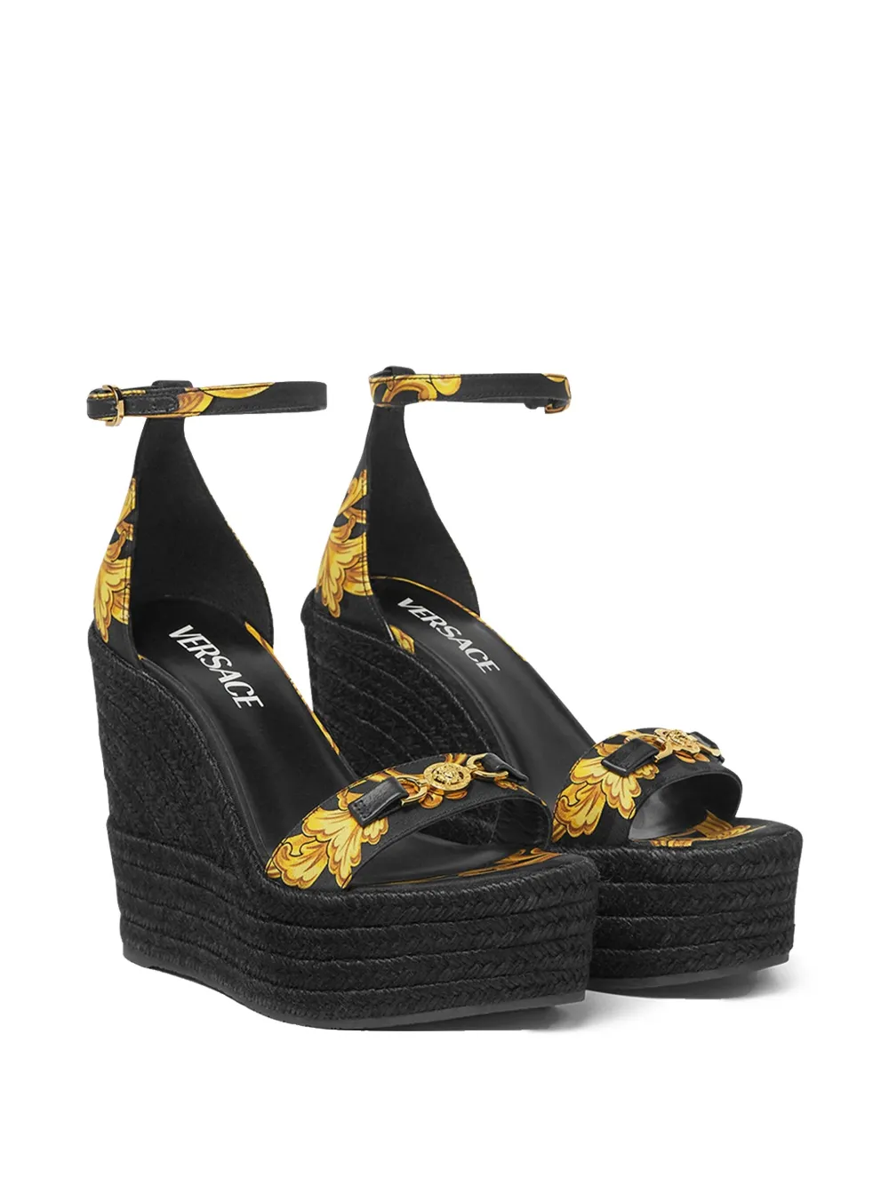 Versace 120 mm Medusa '95 espadrilles - Zwart